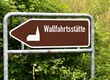 Wegweiser Wallfahrtsstätte